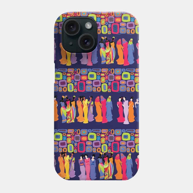 Worldwide sisterhood Phone Case by TealFeatherCreations1