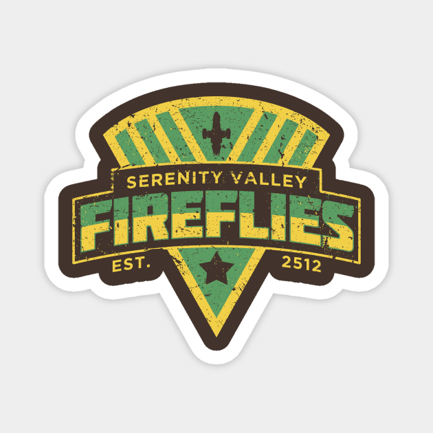 Serenity Valley Fireflies Magnet by alecxps