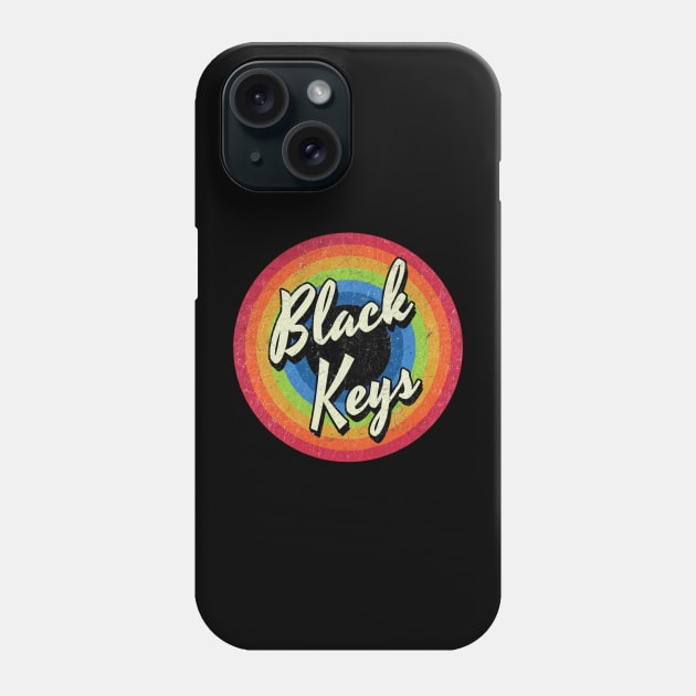 Vintage Style circle - the black keys Phone Case by henryshifter