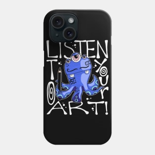 Listen to Your Art Monster with Colored Pencil Phone Case