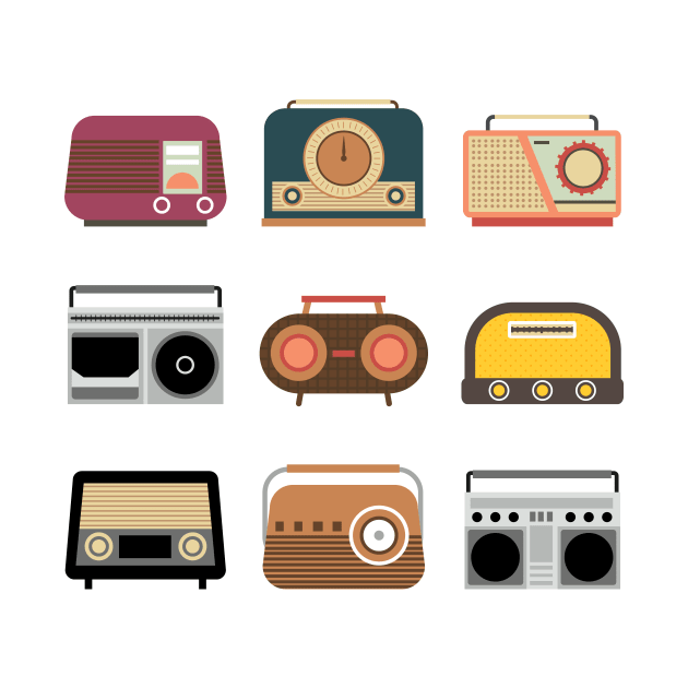 Vintage Radio Collection by Digster