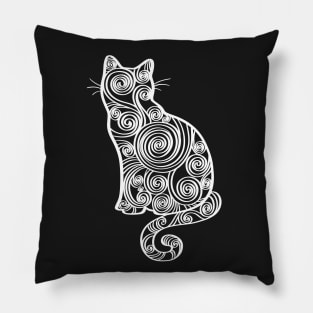 Quilling Cat Paper Art Cat Lover Pillow