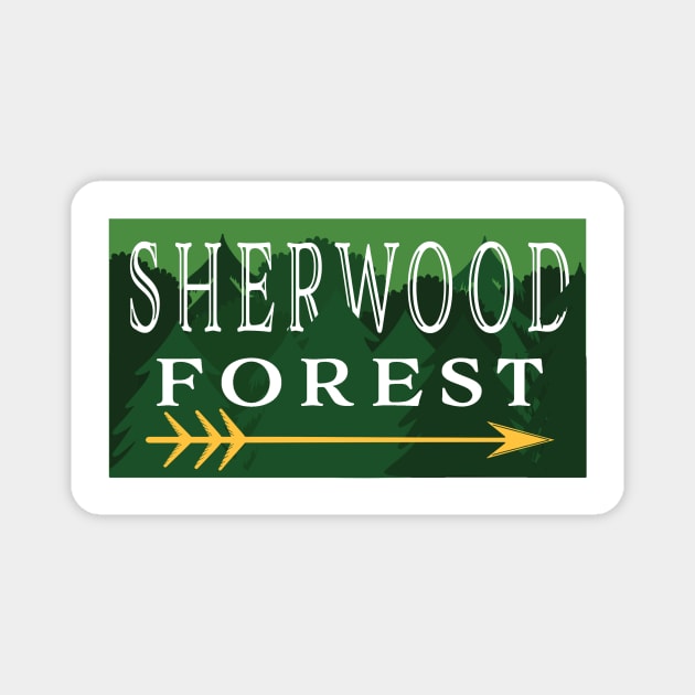 Sher Forest Travel Sticker Magnet by audistry