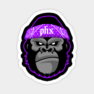 Cholo Phx Gorilla in Purple Magnet