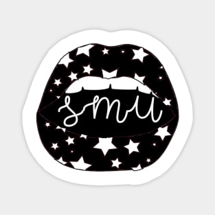 SMU Lips BW Magnet