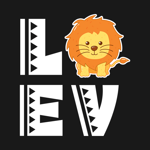 Cute love lion t shirt funny lion lover gifts for kids by franzaled