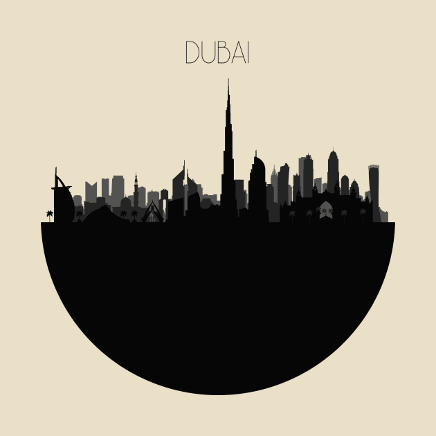 Dubai Skyline by inspirowl