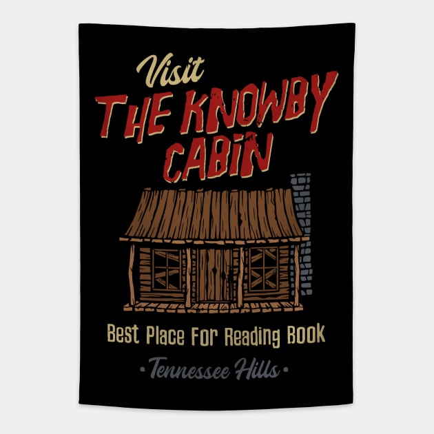 Visit The Knowby Cabin Tapestry by SunsetSurf