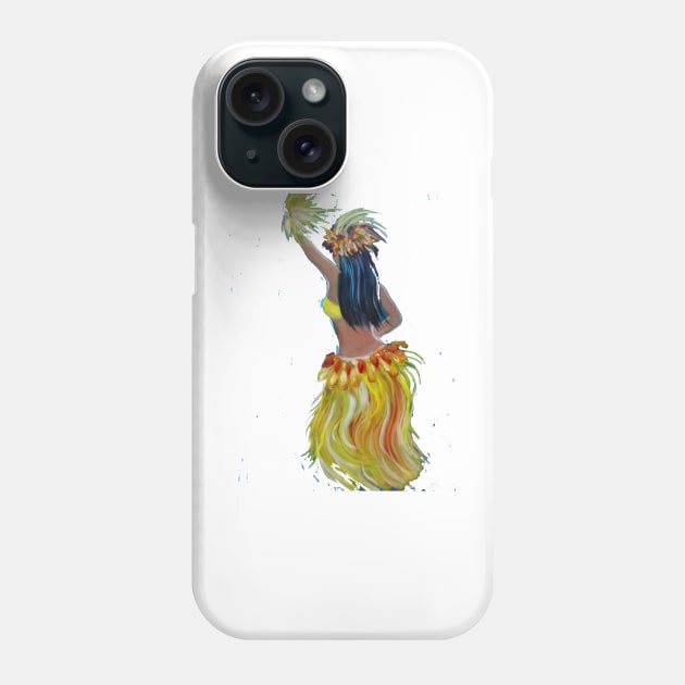 Hula Grass Skirt Phone Case by jennyleeandjim