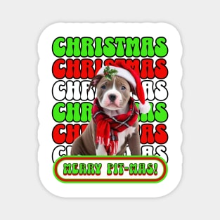 Merry Pit-mas Magnet