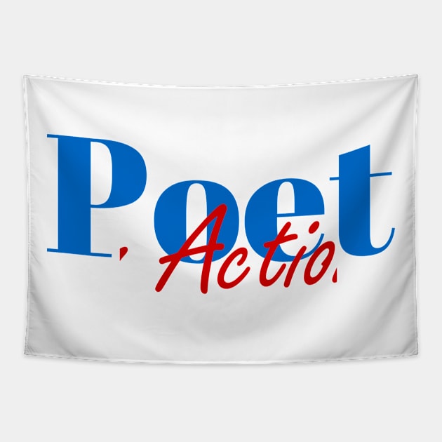 Poet Mission Tapestry by ArtDesignDE