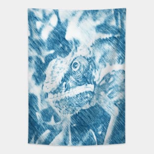 Panther Chameleon Tapestry