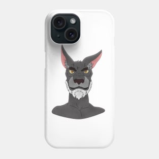 Anthro animal face Phone Case