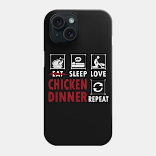 Eat Sleep Pubg Repeat X Love Phone Case