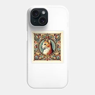 cat portrait shirt Phone Case