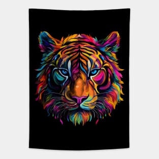 Neon Tiger #3 Tapestry