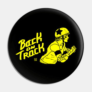 Back on Track - Roller Derby Shirt II Pin