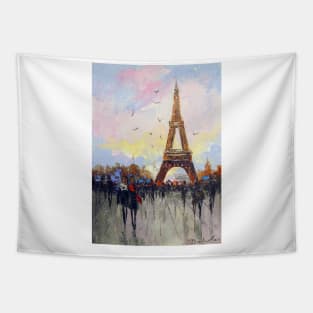 Walk in Paris Tapestry