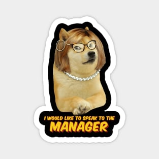 Karen Doge Magnet