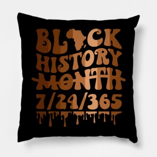 Black history month Melanin Pride Pillow