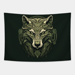 Irish and Celtic Wolf Tapestry