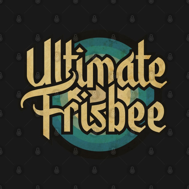 Vintage Ultimate Frisbee by CTShirts