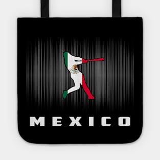 Mexico Retro Baseball Player I Love Mexican Men Women Tote