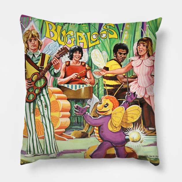 Bugaloos Pillow by offsetvinylfilm