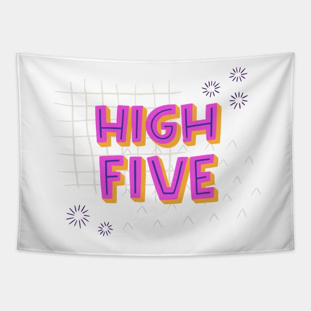 High Five Tapestry by TashaNatasha