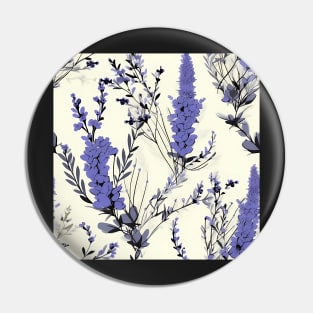 Lavender Flower Pattern Type 2 Pin