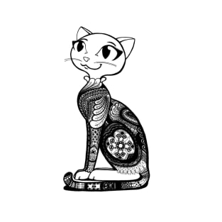 Cat with motifs T-Shirt