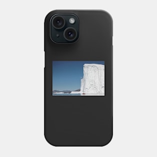 Kayaking whith icebergs (Disko bay) Phone Case