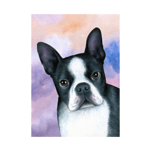 Dog 128 Boston Terrier by artbylucie