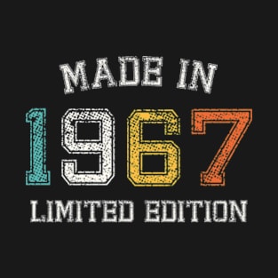 Born in 1967 Made in 1967 birth year Gift T-Shirt