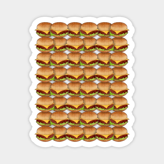 Burgerlicious Magnet by PerrinLeFeuvre