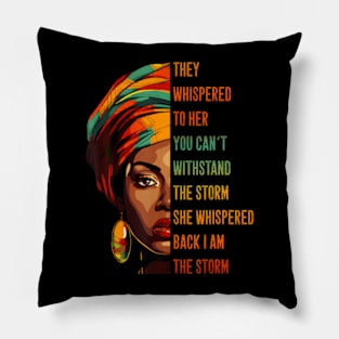 Black History Month Heritage Culture African American Pillow