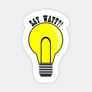 Yellow lightbulb Magnet