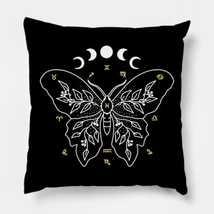 Celestial Moth Pillow