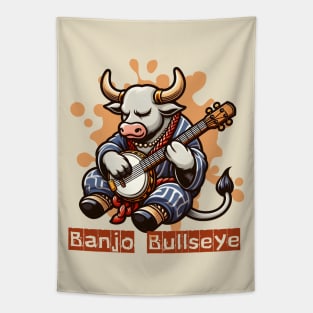 Banjo bull Tapestry