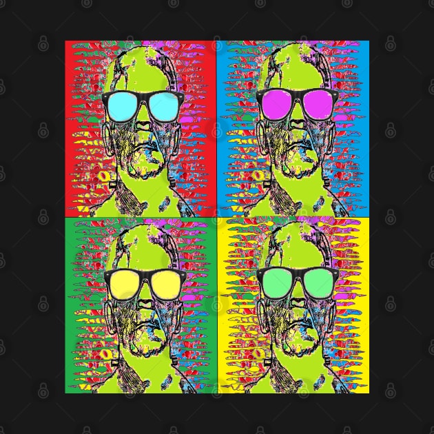 Frankenstein Graffiti Pop Art by LowEndGraphics