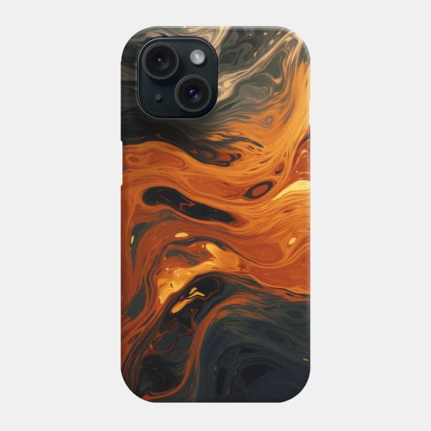 Stylized Liquid Stone Surface Phone Case by Sheptylevskyi