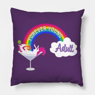 Forever Young Adult Official Logo Pillow