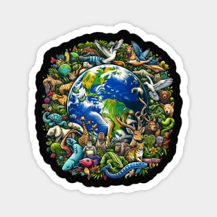 Thank God For Earth Day! Magnet