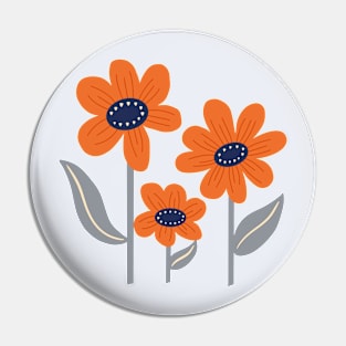 Orange trio delight Pin