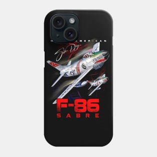 F-86 Sabre Vintage Fighter Plane Phone Case