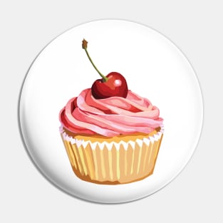 Pink Cupcake Pin