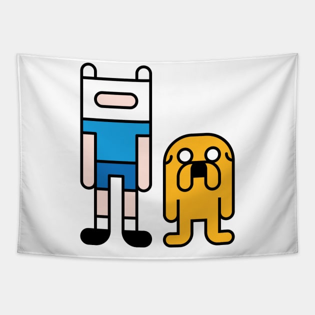 Finn and Jake Tapestry by Tooniefied