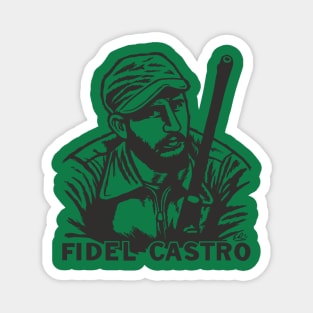 Fidel Castro Cuba- Portrait Magnet