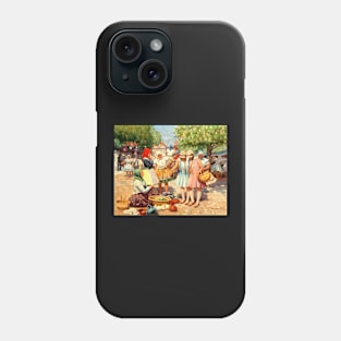 At The Market By Tivadar Josef Mousson Digitally Enhanced Phone Case