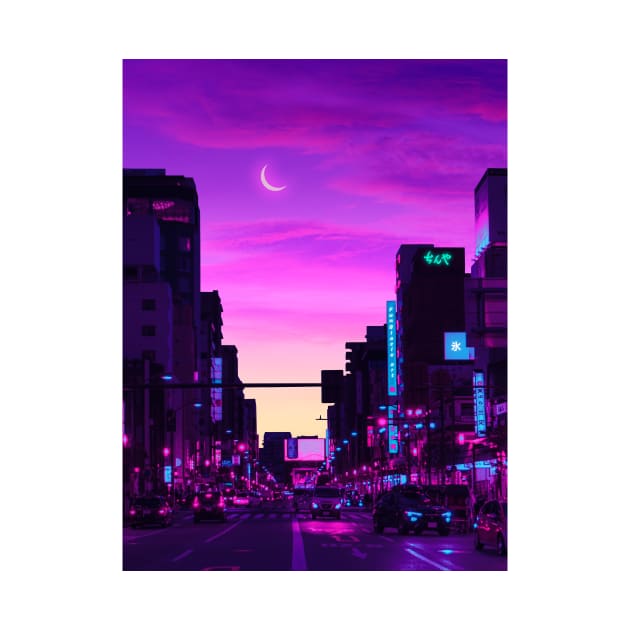 Neon Lights (Tokyo) by funglazie